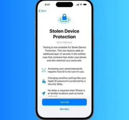 桓台苹果授权维修店分享被盗设备保护功能开启方法 