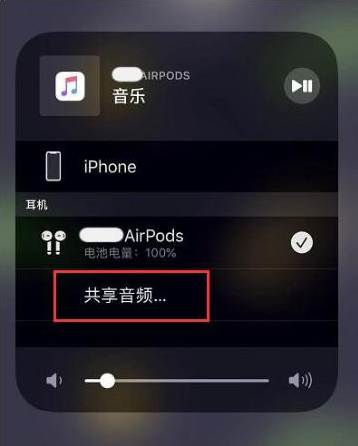 桓台苹果14音频维修点分享iPhone14音频共享设置方法 