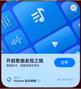 桓台苹果14维修站分享iPhone14音乐识别功能使用方法 