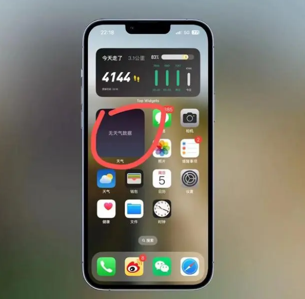 桓台苹果手机维修分享:iOS16主屏幕天气小组件无法正常工作怎么办？ 