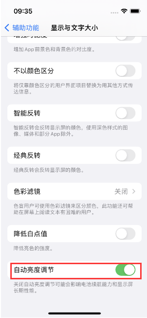 桓台苹果15维修店分享iPhone 15 Pro系列屏幕亮度 