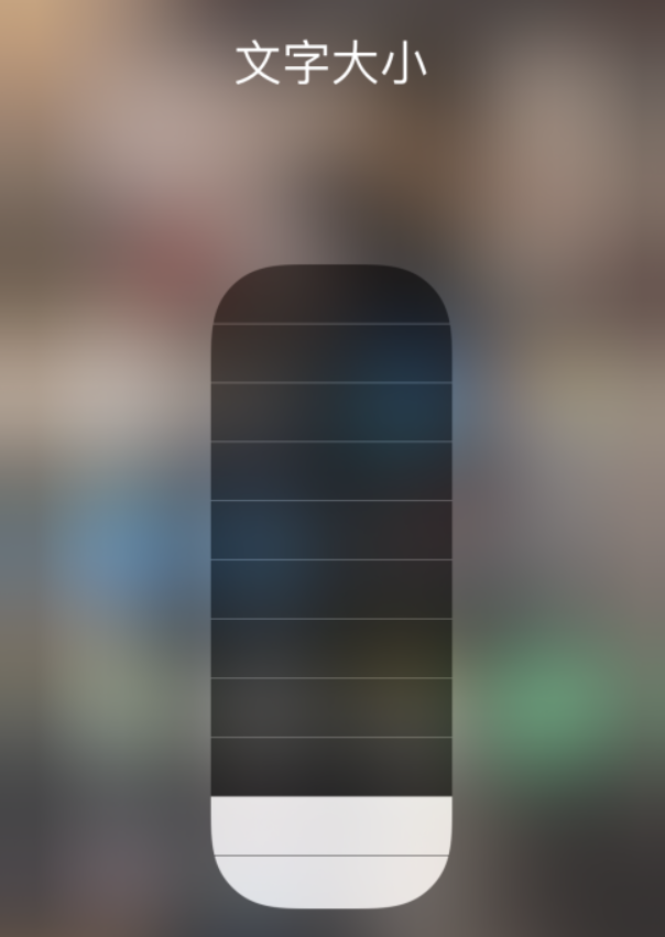 桓台苹果手机维修分享小技巧：在 iPhone 控制中心快速调节字体大小 